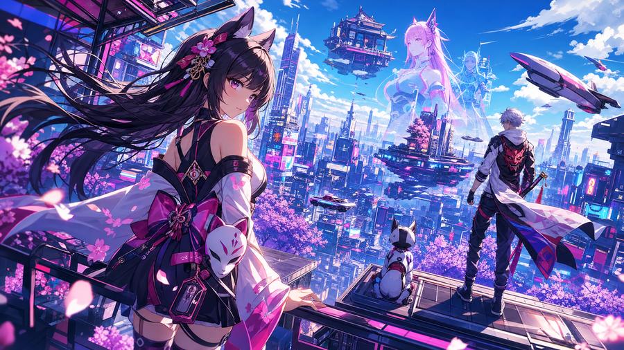 网红主播动漫cosplay视频演示